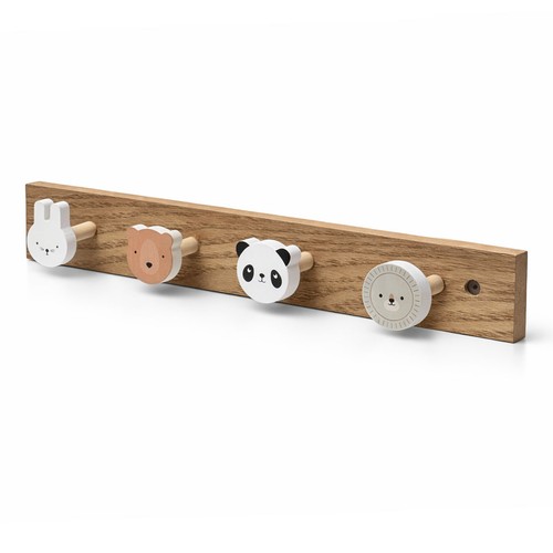 Kinder garderobe wand holz - garderobe,