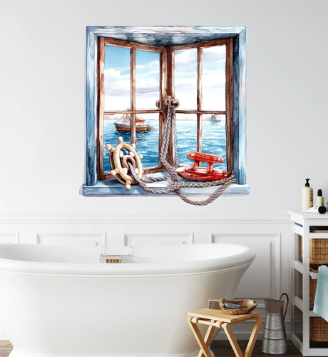 Wandtattoo fensterblick - wandtattoo,
