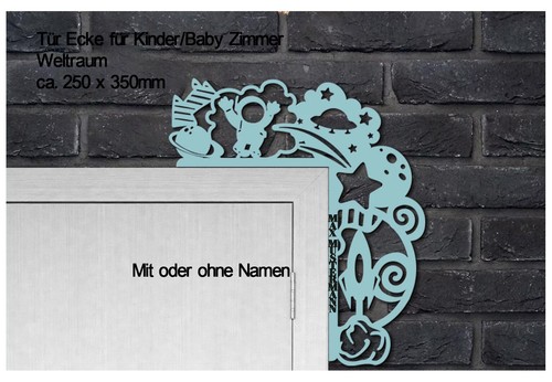 Baby kinderzimmer tür - tür, ecken