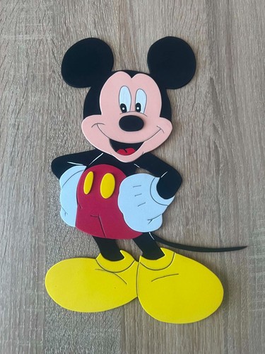 Moosgummi mickey mouse figur - ,