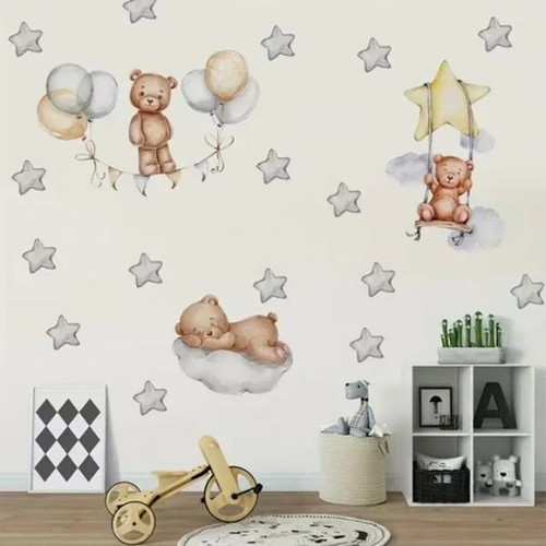 Wandsticker babybären mit - wandsticker, 3